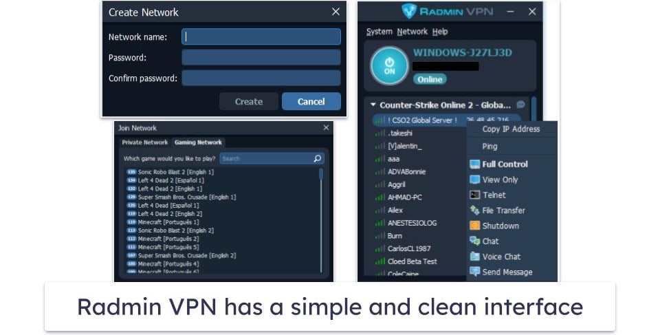 Radmin vpn